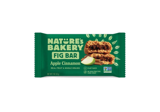 Nature's Bakery Apple Cinnamon Real Fruit, Whole Grain Fig Bar - 12 ct. (24 oz.)