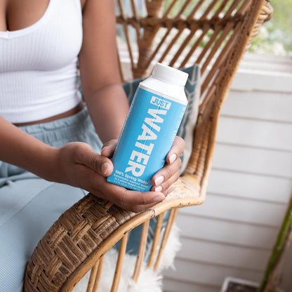 JUST Water - 100% Spring Water, Naturally Alkaline, 8.0 pH - Plant-Based, BPA Free, Sustainable and Fully Recyclable Boxed Water Bottle - Eco-Friendly - 11.2 Fl Oz (Pack of 24)