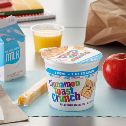 General Mills Cereals Cinnamon Toast Crunch Cereal, 2-Ounce Cups (Pack of 60)