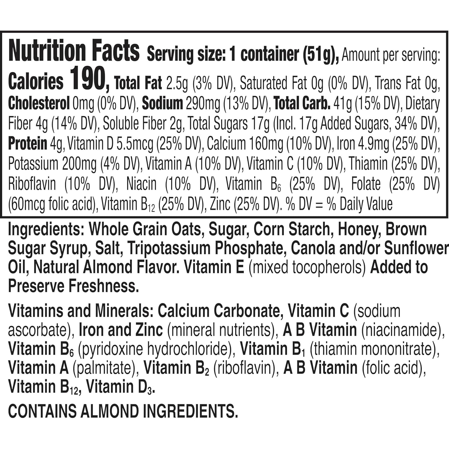 Honey Nut Cheerios Breakfast Cereal Cup, Gluten Free, Single Serve Cereal, 1.8 oz (Pack of 12)