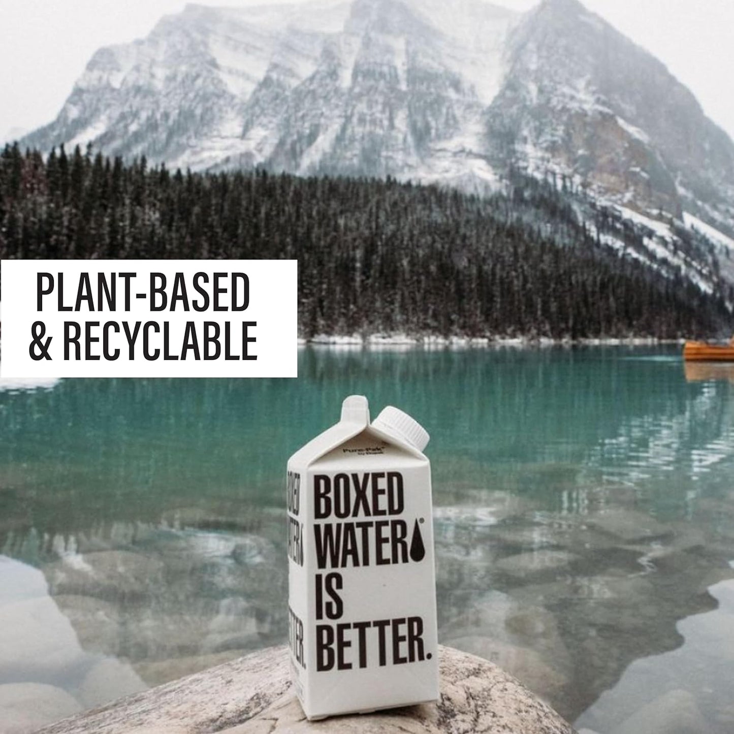 Boxed Water 11.2 oz. (24 Pack) – Purified Drinking Water in 92% Plant-Based Boxes – 100% Recyclable, BPA-Free, Refillable Reusable Cartons - Mini Water