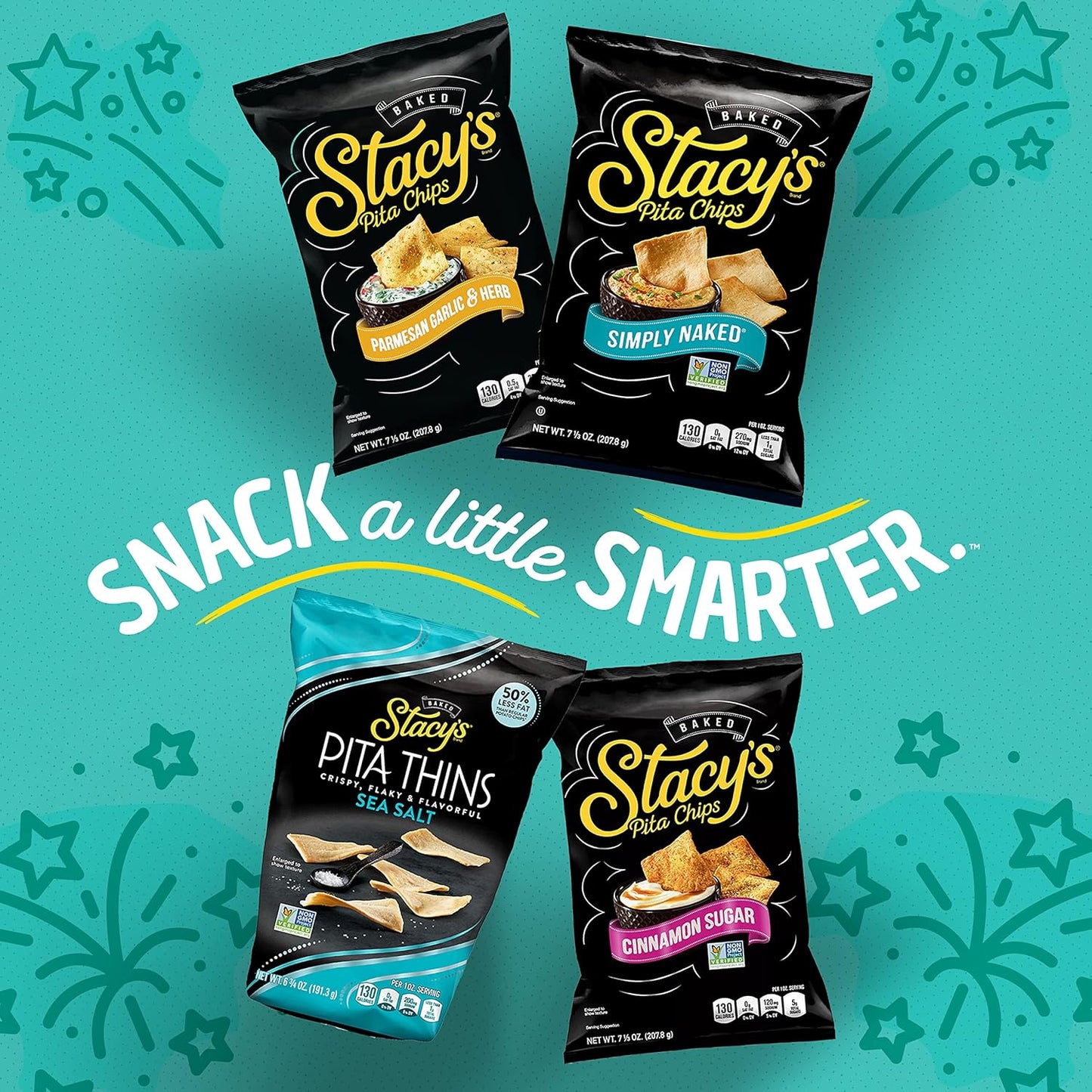 Stacy's Pita Chips, Simply Naked, 1.5-Ounce Bags (Pack of 24)