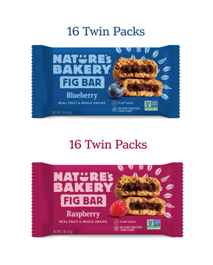 Nature’s Bakery Fig Bars Variety pack 2oz , 32 ct.