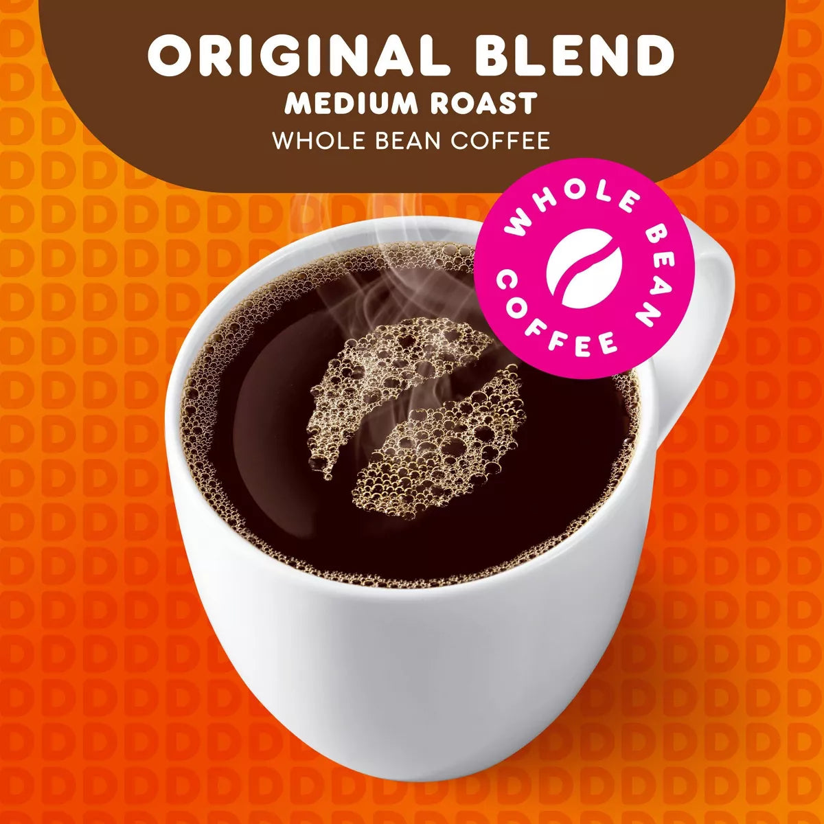Dunkin Original Blend Whole Bean Coffee, 18-Ounces