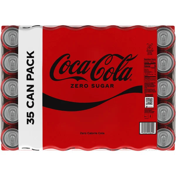 Coke Zero Sugar, 12 fl oz, 35-count
